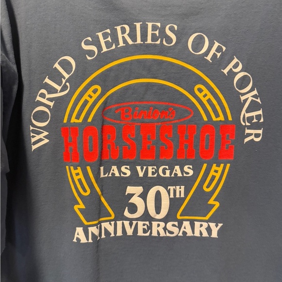 NWOT’s Vintage 90’s SINGLE STITCH World Series of Poker 30th Anniversary. 1999. - Picture 4 of 9